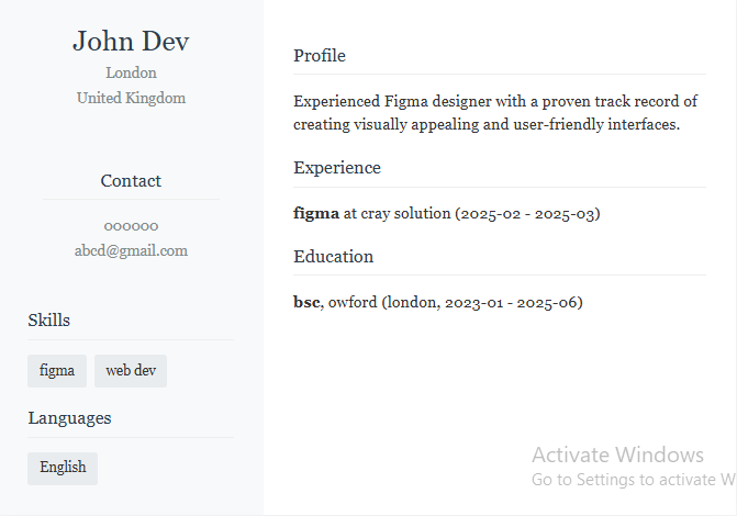 Resume 5