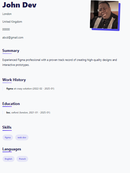 Resume 19