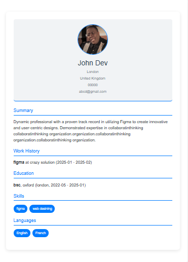 Resume 25