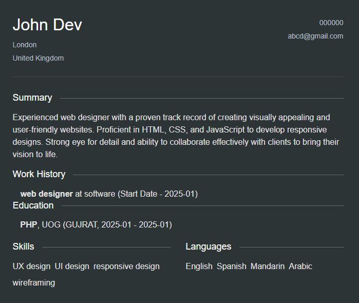 Resume 3